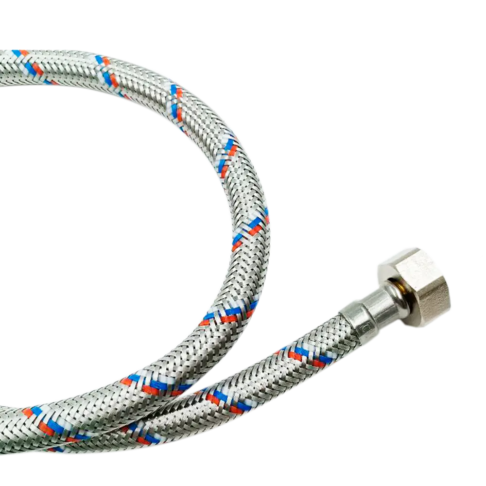 РОСТЕРМ Гибкая подводка для воды 1/2" 40 см с оплеткой из нержавеющей стали 89409399 STLM-1576636 - Вид №2