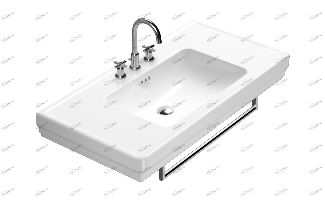 1105CV00 Подвесная раковина настенная овальная CERAMICA CATALANO Canova royal белая