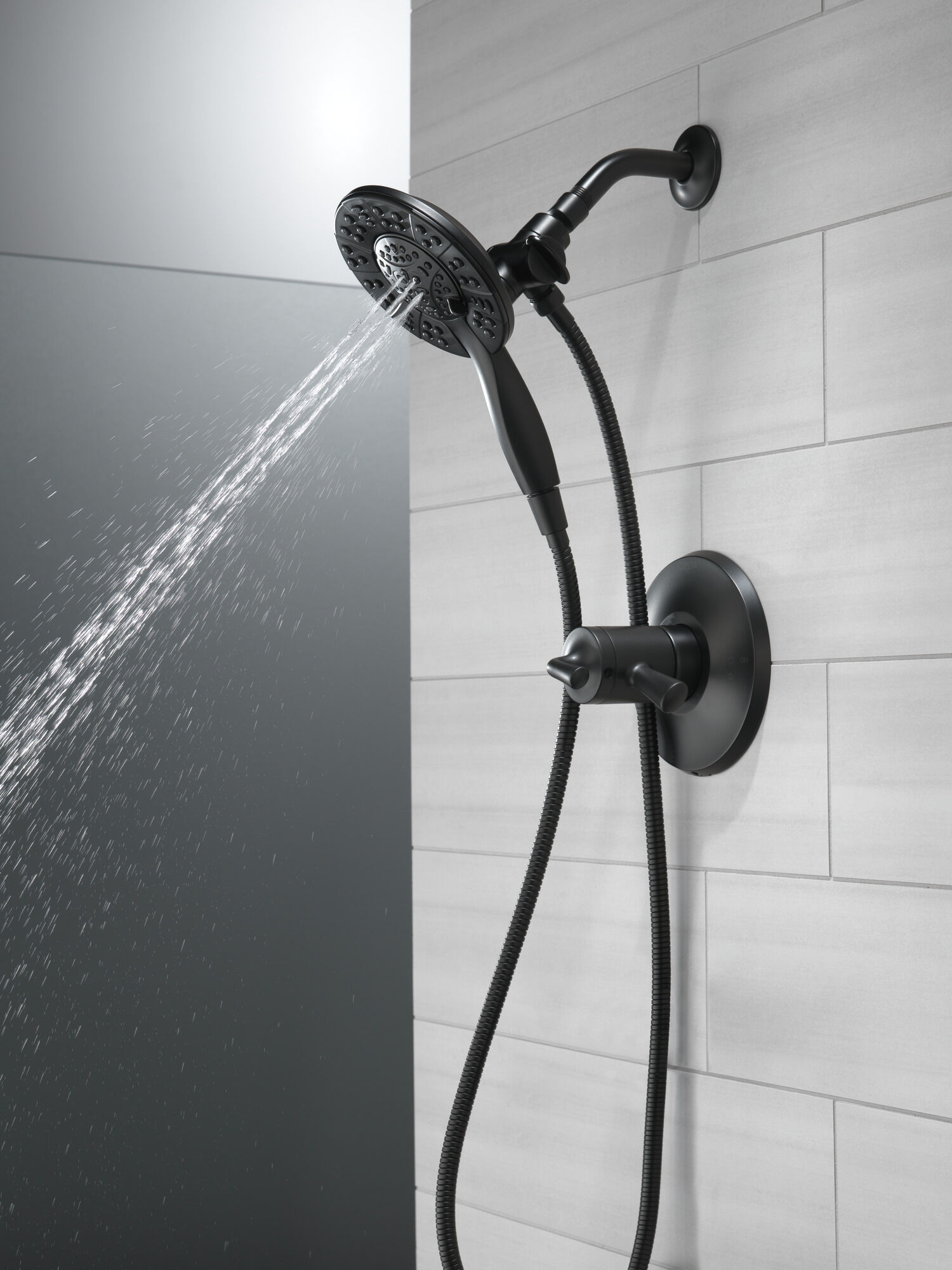 T17233-BL-I Отделка для душа Monitor 17 Series Delta Faucet Kayra Матовый черный - Вид №6
