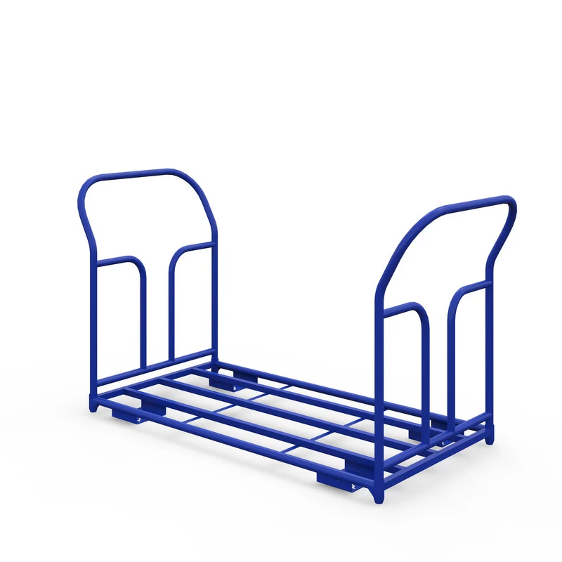 Тележка каркасная с двумя ручками ТКД 7 (г/п 500 кг, 1400x800 мм, колеса чугун/полиуретан 150 мм) Верстакофф 65-0551