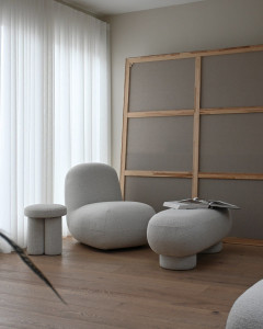 Низкая ткань табурет