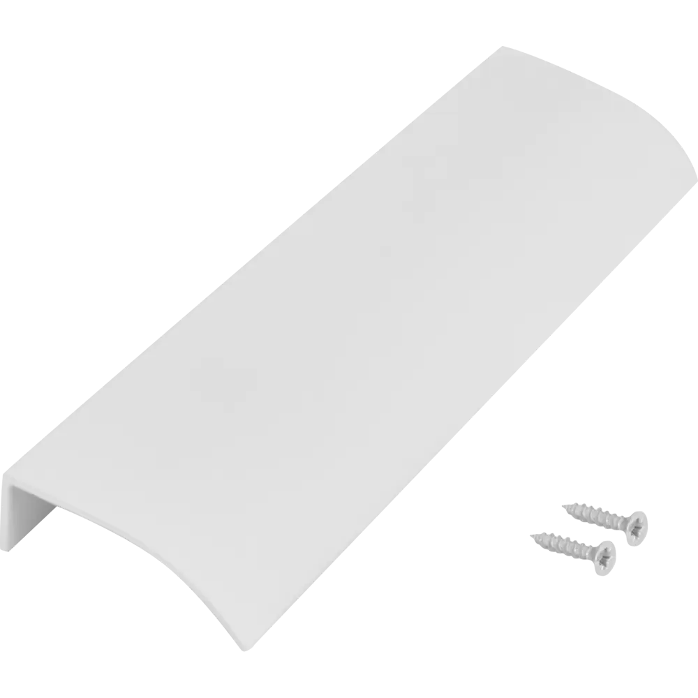 Мебельная ручка-профиль белый 128 мм Jet STLM-2206353 - Вид №2