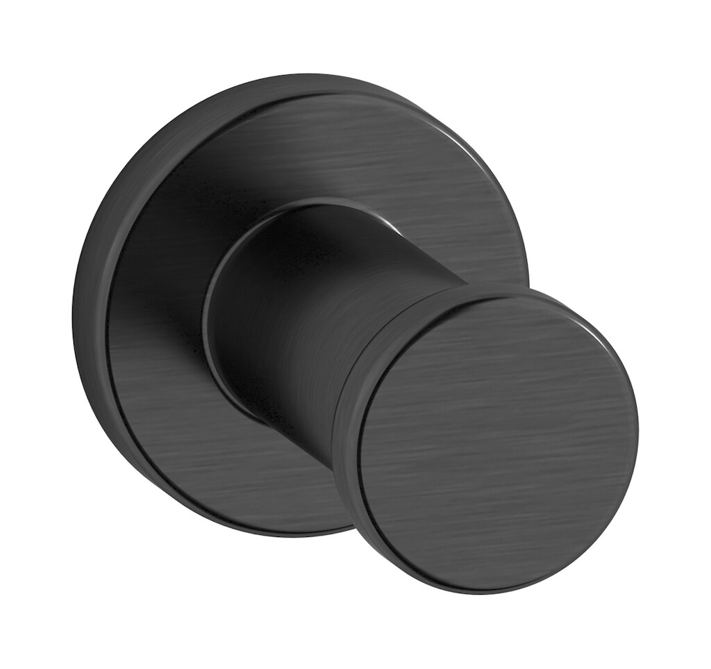 Настенный крючок WE ARE IB so006np Brushed Black Chrome Solferino