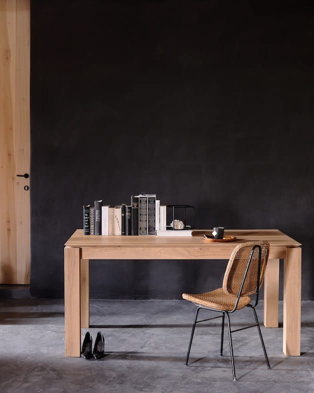 Прямоугольный выдвижной стол из дуба Ethnicraft Slice ARCH-00006482 - Вид №1