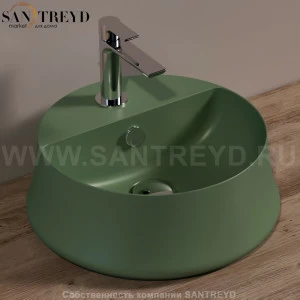 SH03MIRTOMATT Накладная раковина на столешницу  круглая Simas Sharp