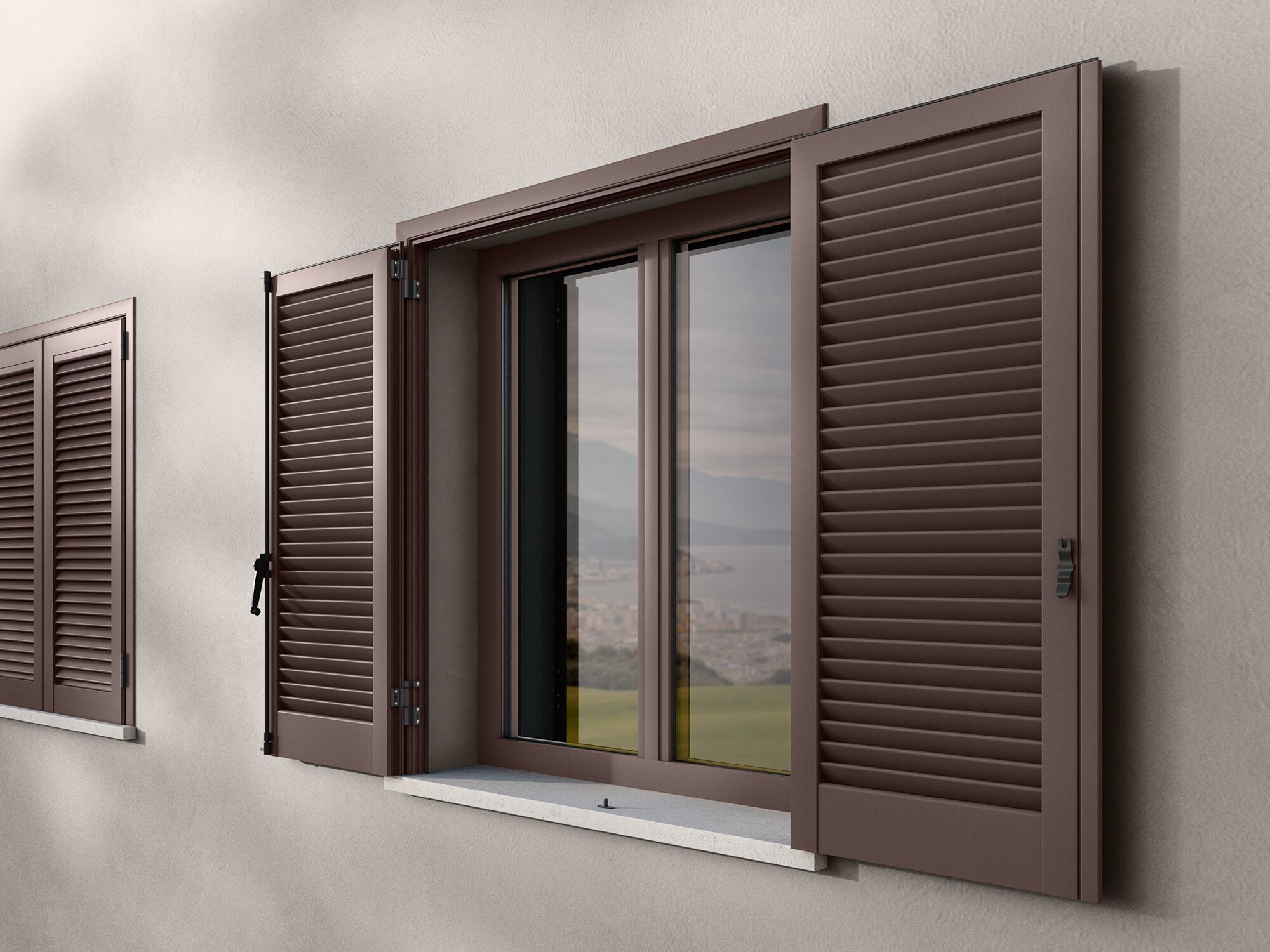 Алюминиевая рама жалюзи Tecnoplast EVO ARCH-00122101 - Вид №1