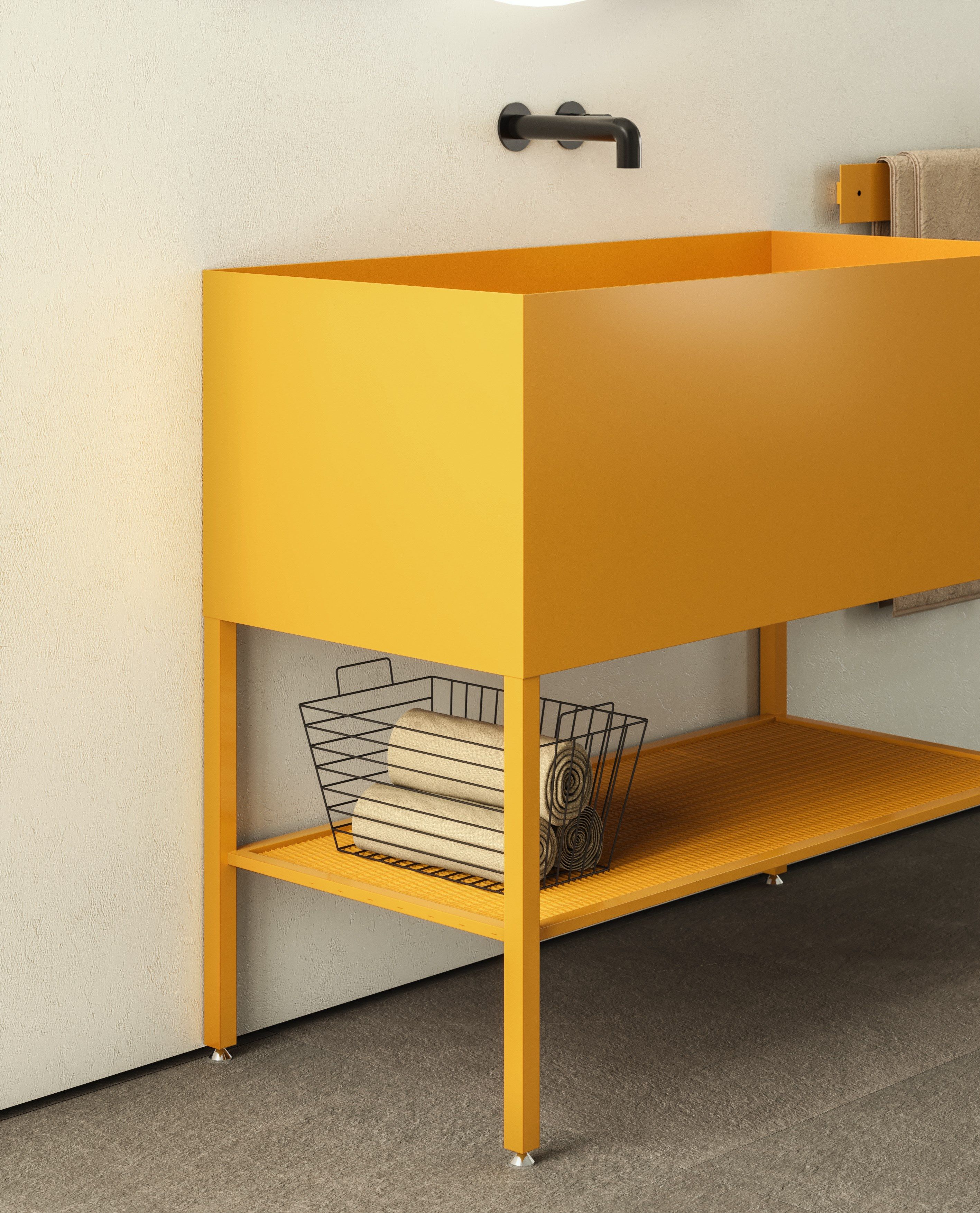 Металлическая отдельно стоящая раковина Moab Door ARCH-00017861 - Вид №2