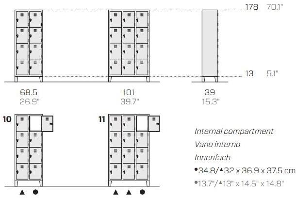 Fantin Металлический шкафчик Cambio sun-id-1473957 - Вид №5