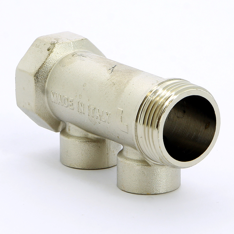 Коллектор НВ 1" никелированный ITAP 2 выхода 1/2"В 38мм 45012 - Вид №3