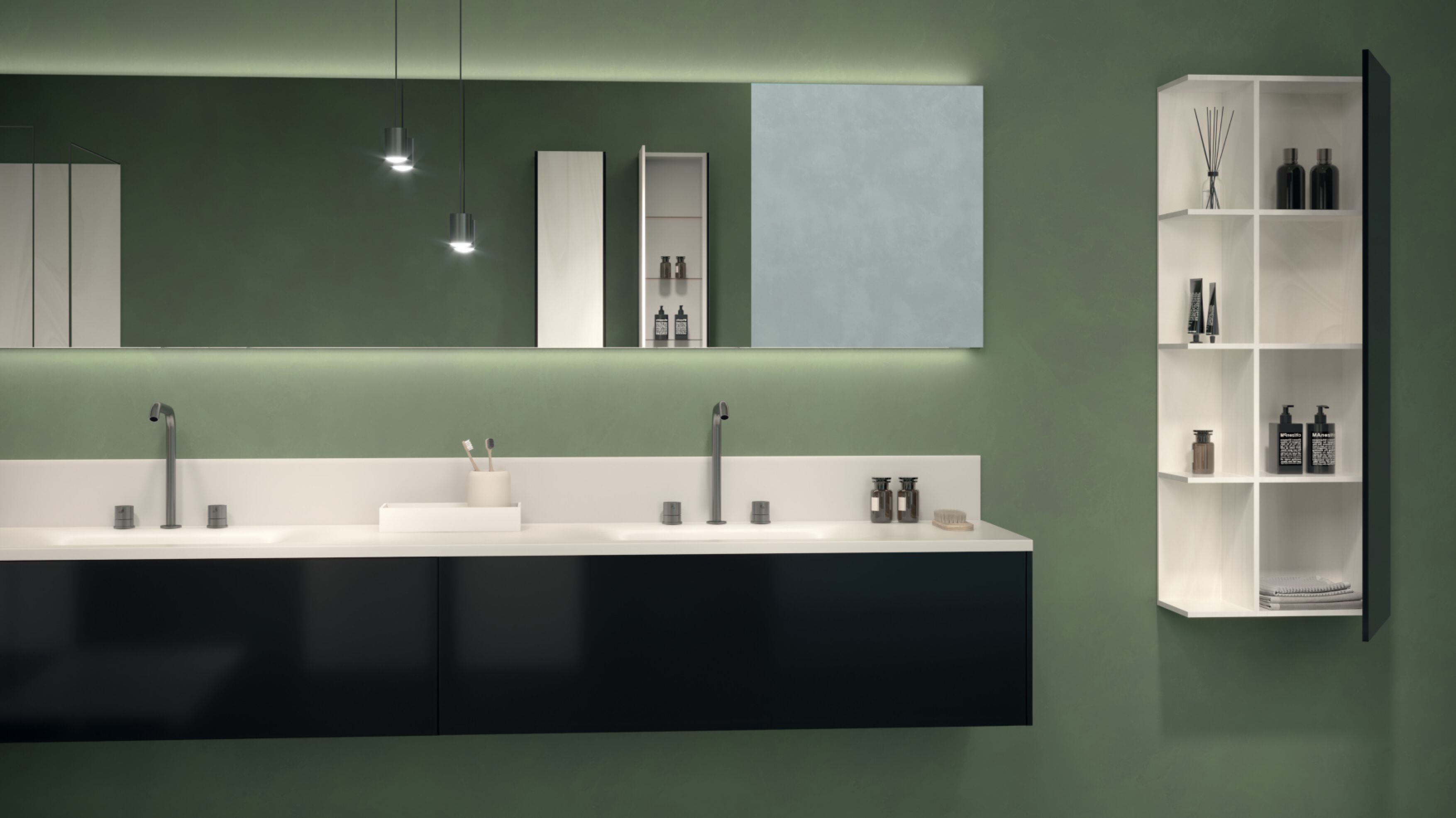 Мебель для ванной комнаты Corian® Acquapazza чистый ARCH-00092028 - Вид №5