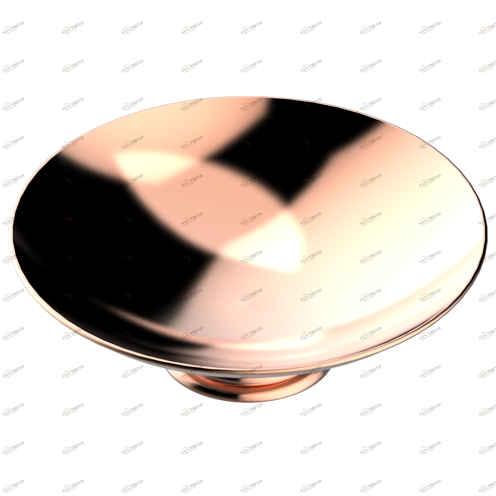 U5A-544GM Мыльница на подставке, диаметр : 150 мм Thg-paris Flore Розовое золото U5A-544GM CAT.F