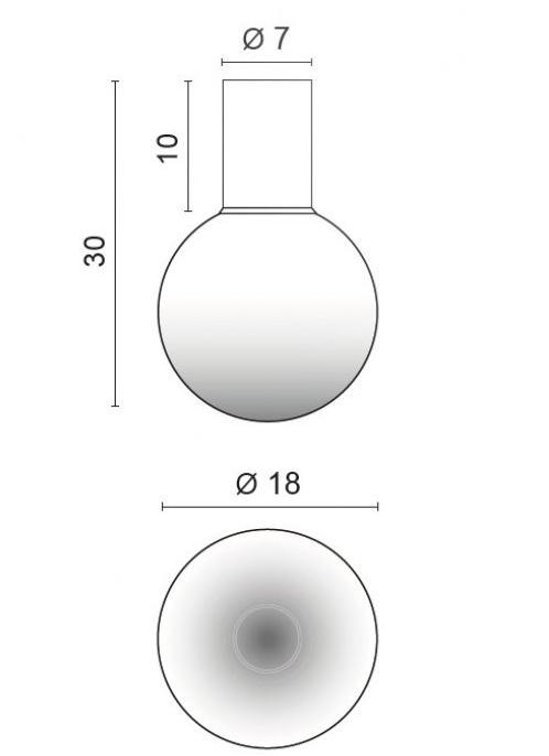EGOLUCE Алюминиевый светодиодный потолочный светильник  5663  - Вид №5
