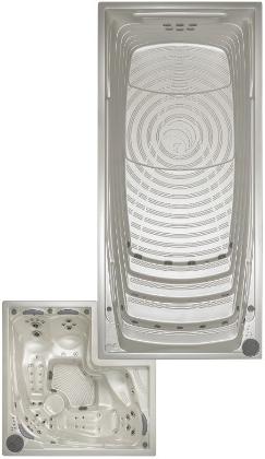 Плавательный спа бассейн combi spa USSPA sun-id-2067845 - Вид №2