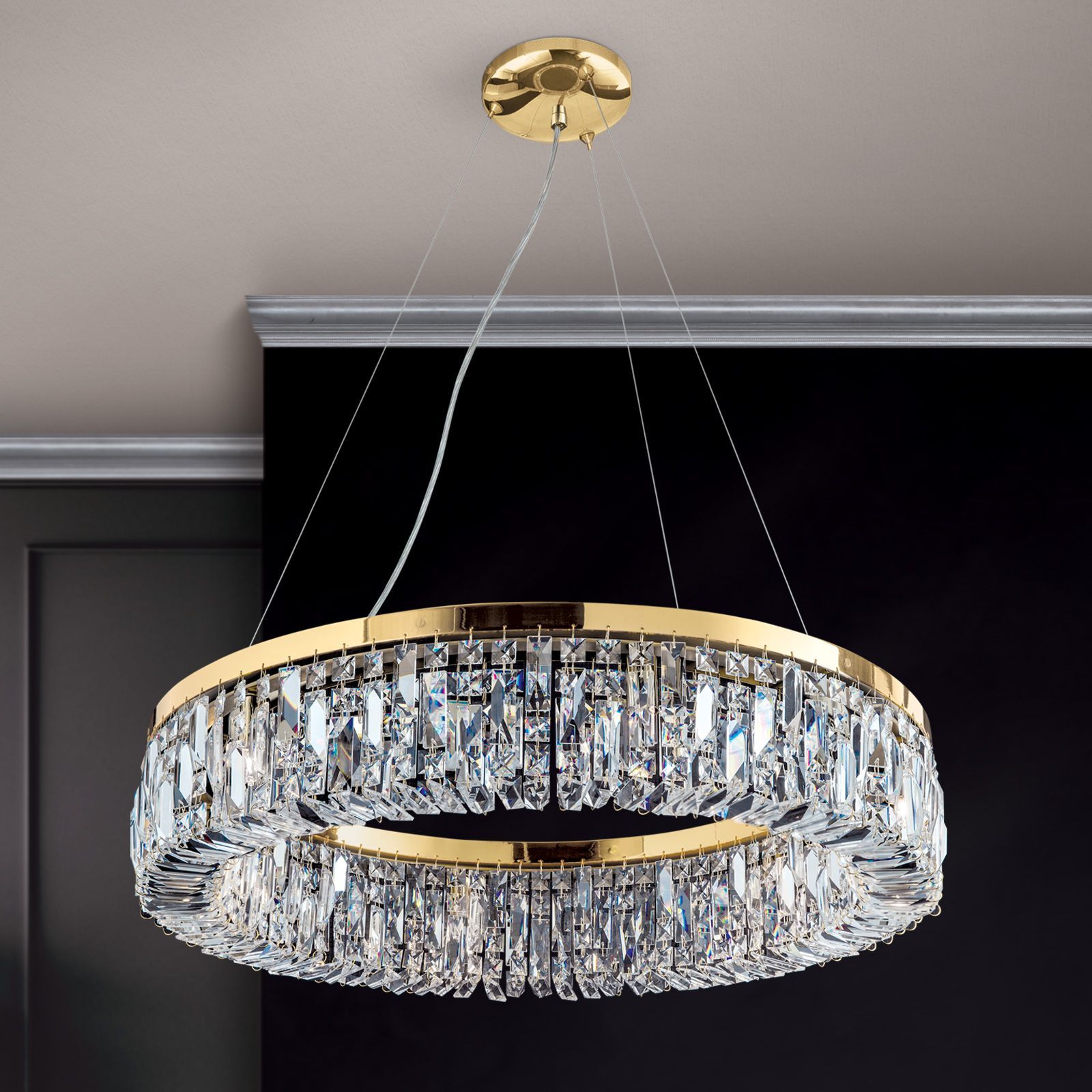 Подвесной светильник с кристаллами Orion кольцо ARCH-00065145 - Вид №1