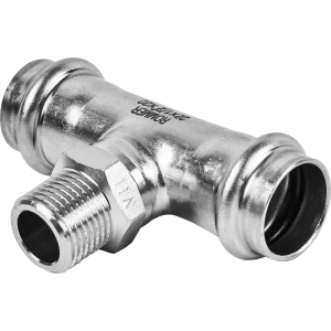 Тройник переходной Rommer 1/2"x22 мм ВПр-НР нержавеющая сталь 88011324 STLM-2079327