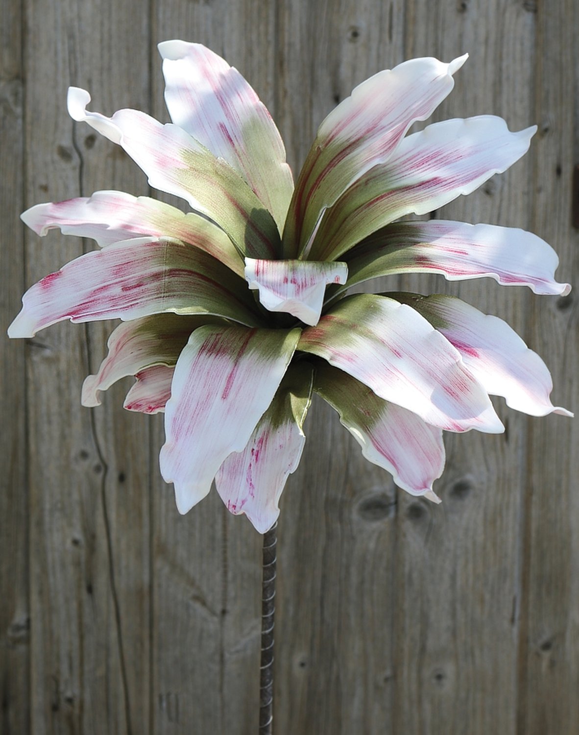 7955 508 a3 Искусственный мягкий цветок агавы, 90 см, розово-зеленый H-andreas  - Вид №3