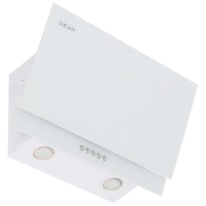 9089201 Вытяжка наклонная DEXP SC60W-700 белый/белый