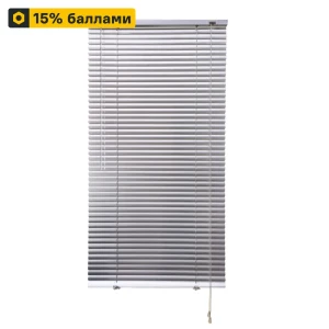 INSPIRE Жалюзи алюминиевые горизонтальные 60x160 см серебристые 89351024