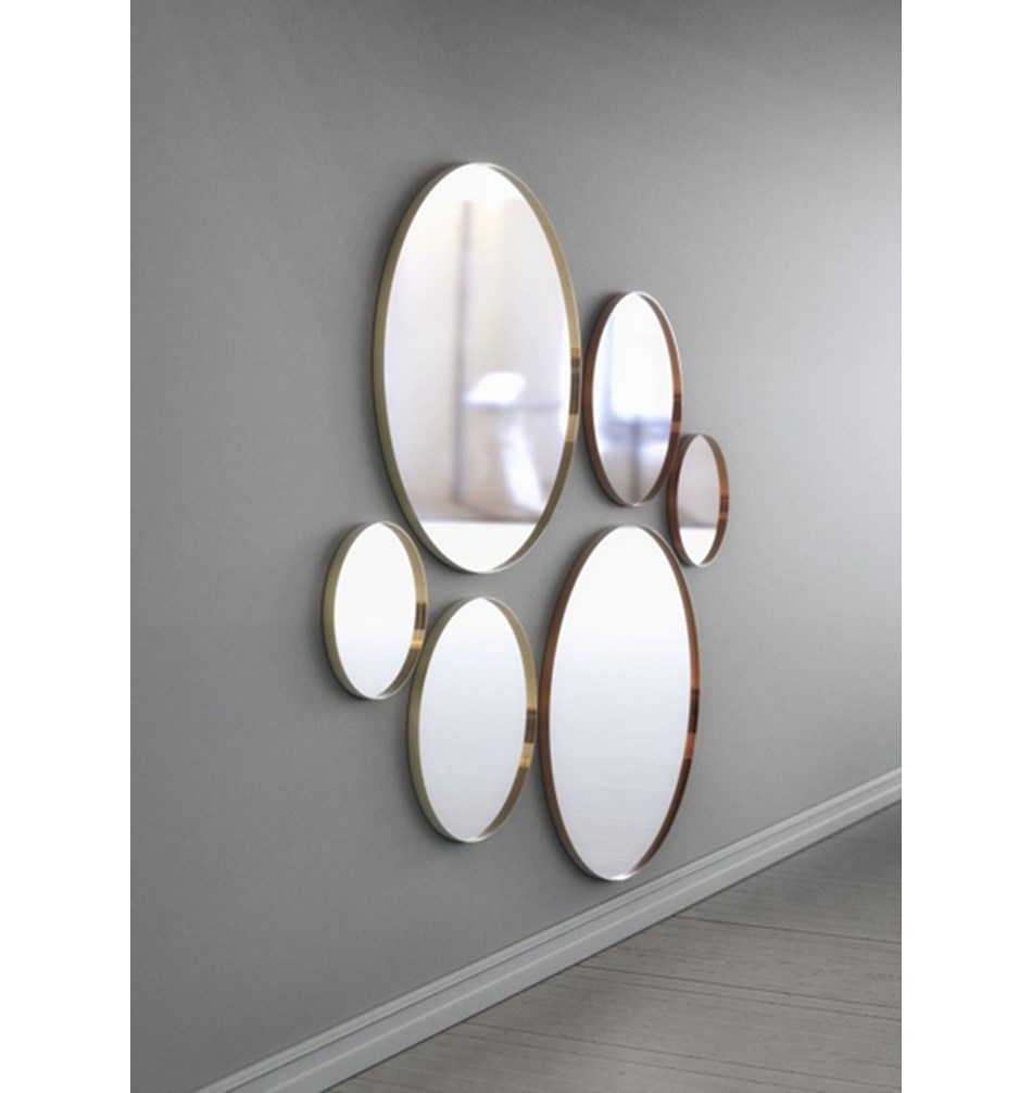 FROST Зеркало круглое 4134, Ø40cm » золото Нержавеющая сталь Золото U4134-GO  - Вид №1