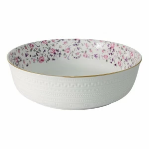 Салатник фарфоровый белый с фиолетовым "Стиль" COLOMBO СТИЛЬ 00-3946713 Белый;фиолетовый