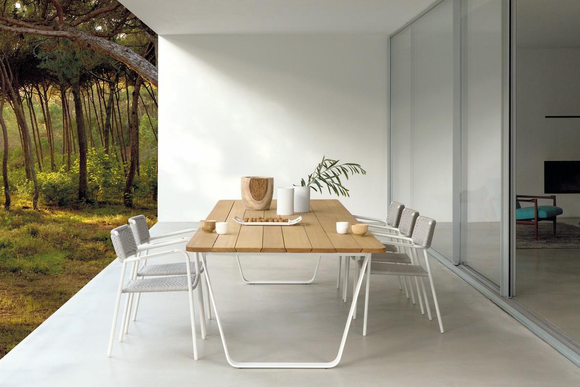 MNST1051 Обеденный стол pwi flint f13 264см x 118см Manutti Air - Вид №4