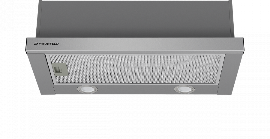 VS LIGHT 50 INOX Вытяжка vs light 50 ""нержавейка""/ • тип: встраиваемая • цвет: нержавейка • управление: колыбельное • ширина, мм: 500 • полная потребляемая мощность, вт: 140• количество скоростей: 2 • максимальная производительность, м3/ч: 480• диаметр Santreyd  - Вид №1