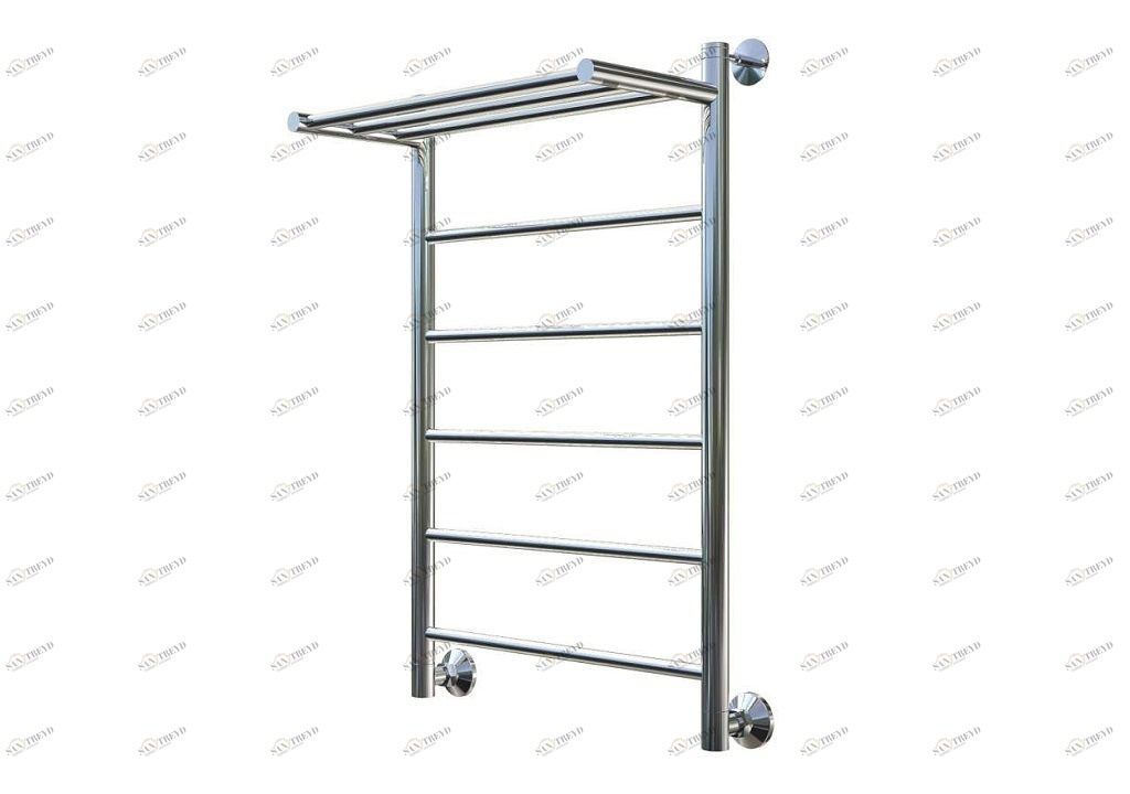 Полотенцесушитель водяной Aquanet Mauro 800x500, с верхней полкой 00234707