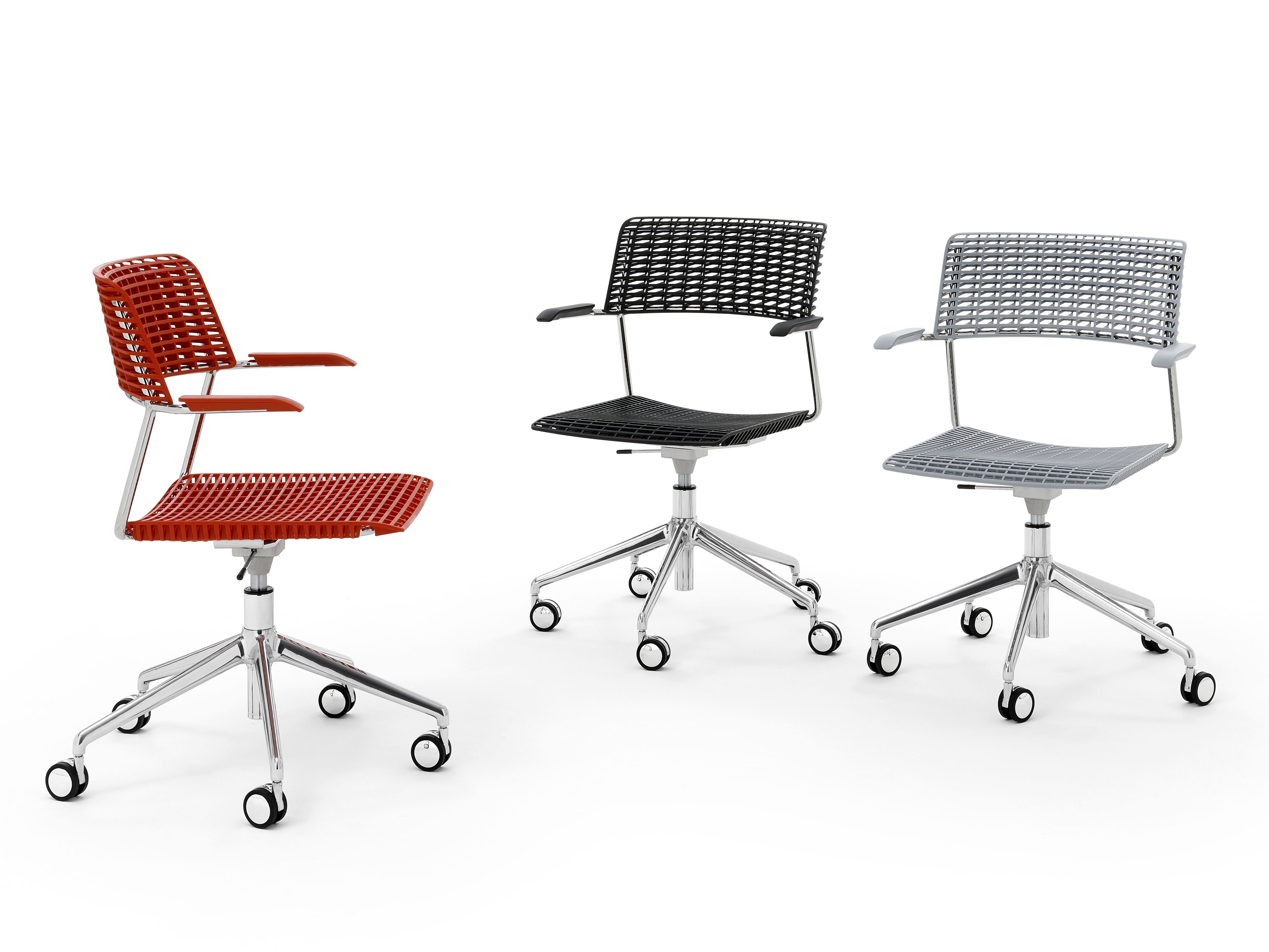 Вращающееся офисное кресло из полипропилена с подлокотниками Diemmebi ARCH-00056220 - Вид №1