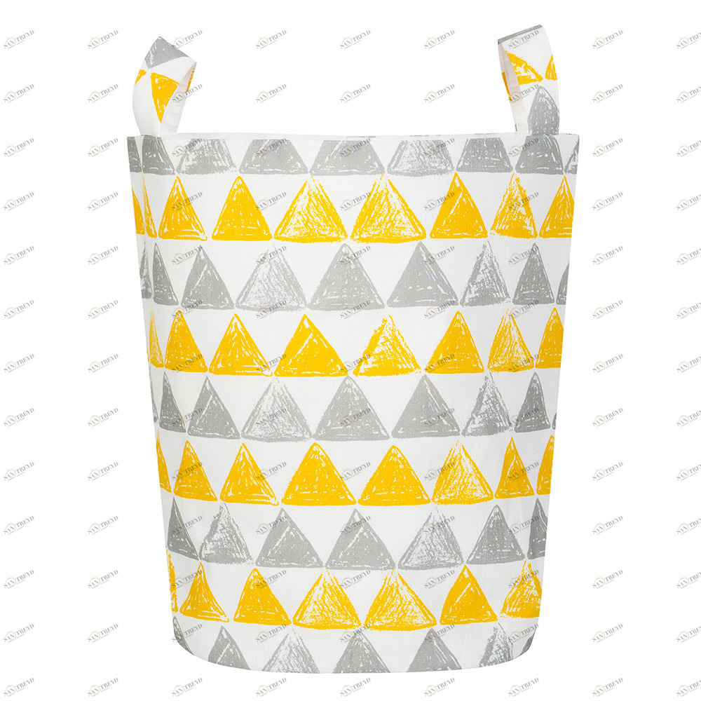 Тканевая корзина Triangles VAMVIGVAM TRIANGLES 281541 Желтый;серый Santreyd 