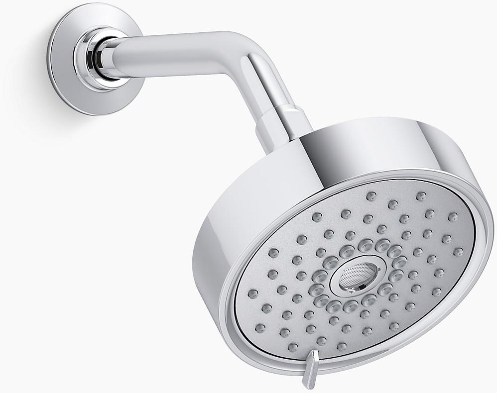 KOHLER Многофункциональная душевая лейка Purist 1,75 галлона в минуту с технологией впуска воздуха Katalyst K-22170-G-RGD  - Вид №1