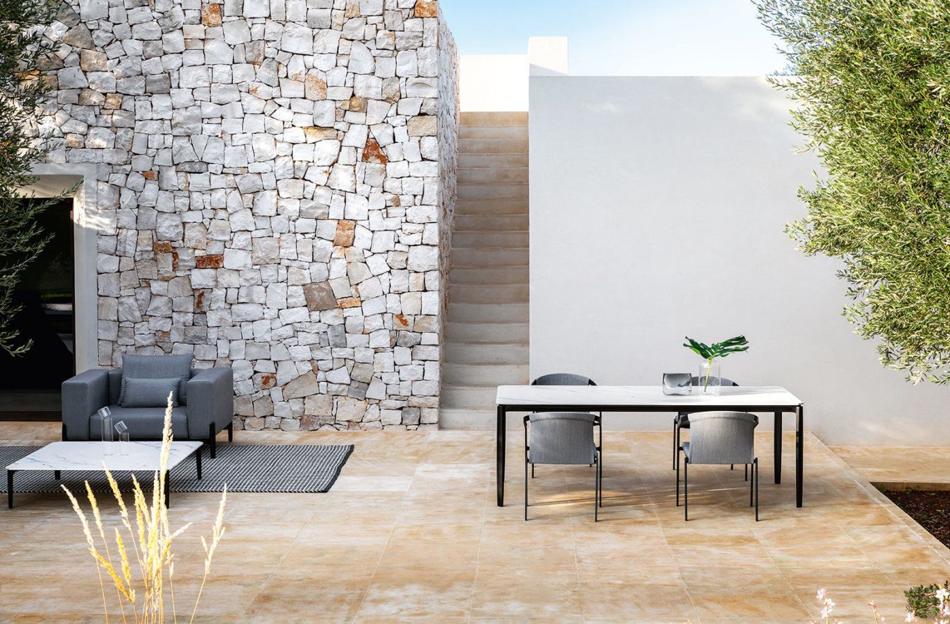 Садовый стол с алюминиевым основанием и керамогранитом MY YOUR Push ARCH-00135608 - Вид №2