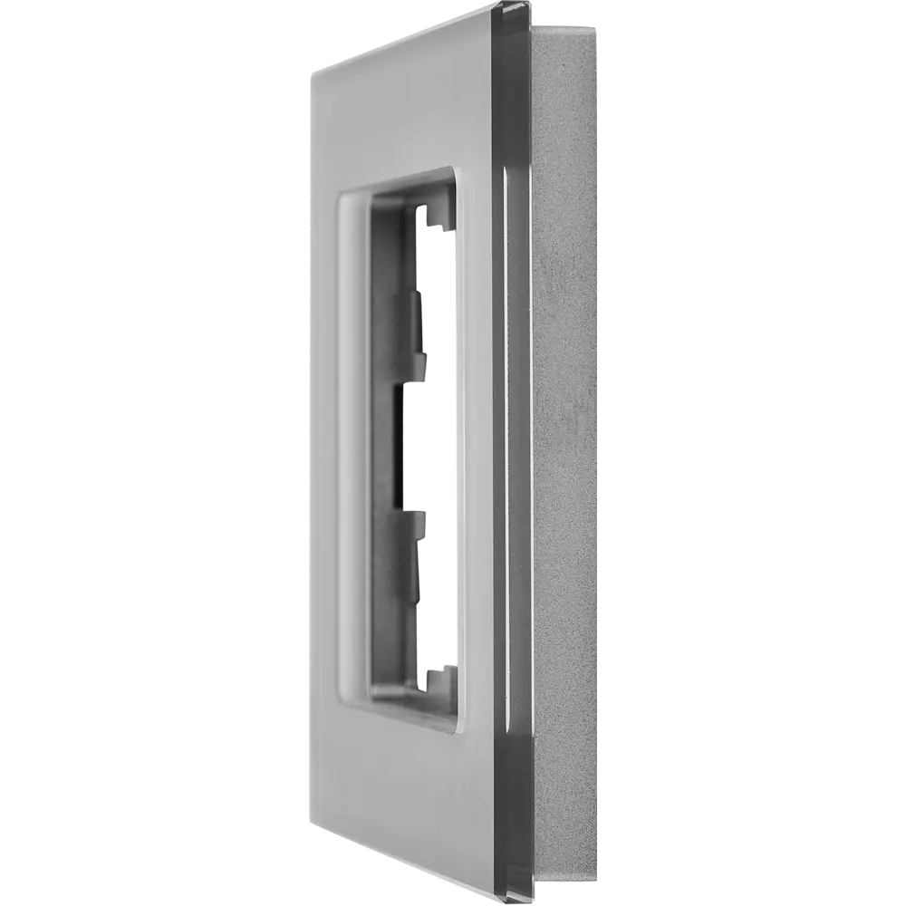 Рамка IEK Brite для розеток и выключателей - серый металлик 87761321 STLM-1105890 - Вид №1