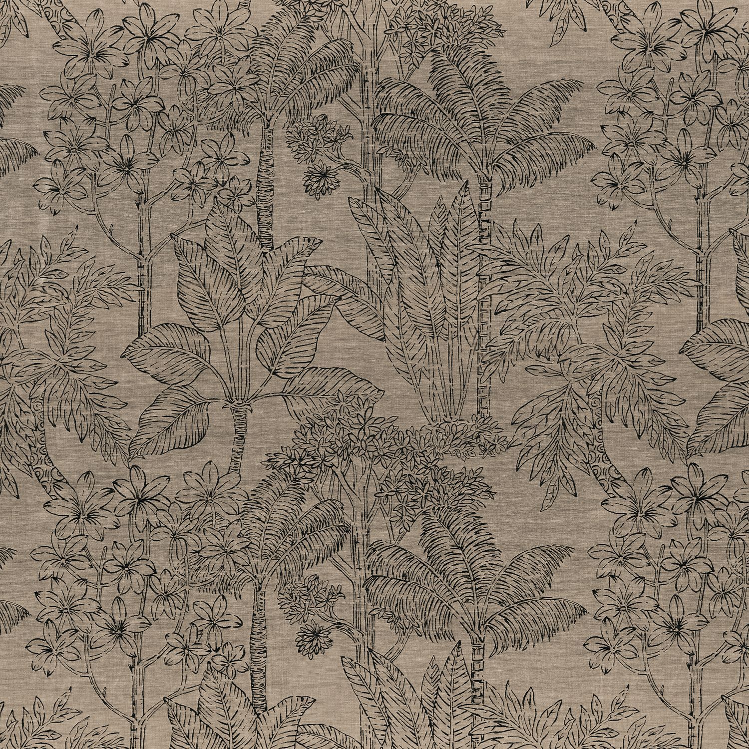 Жаккардовая ткань для штор с графическим рисунком Casamance Voyage Imaginaire ARCH-00127921 - Вид №6