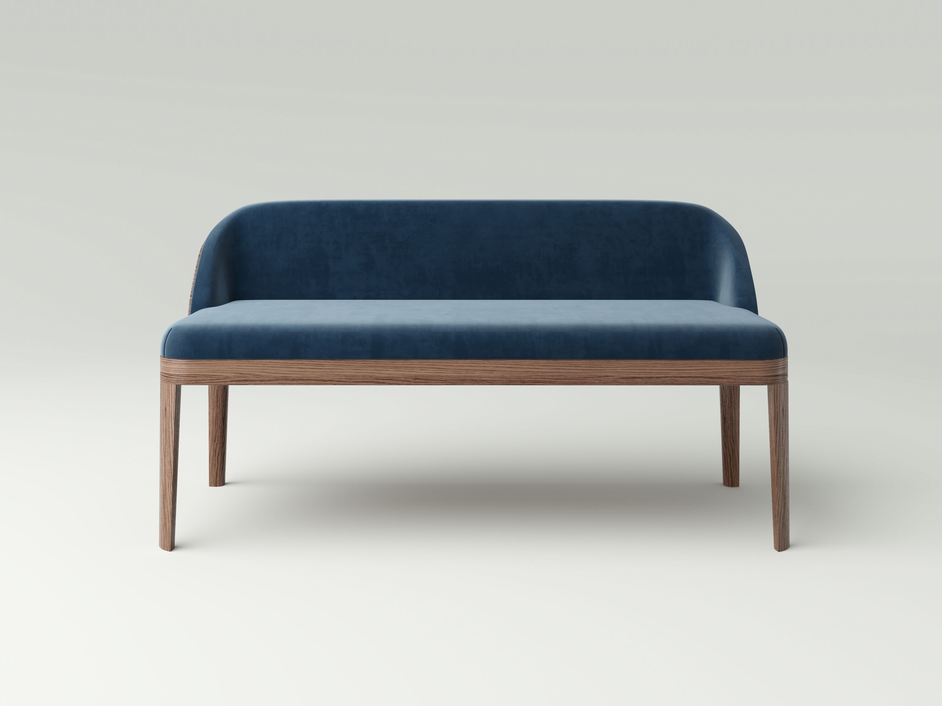 Бархатная скамья со спинкой NITZAN HOME MINA ARCH-00099573 - Вид №1