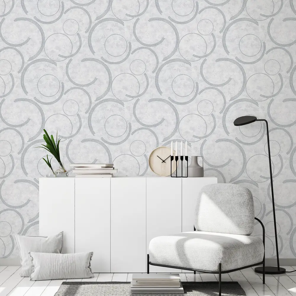 Обои флизелиновые Ornamy Diva серые 1.06x10 м OR8035-11 STLM-2049799 - Вид №2