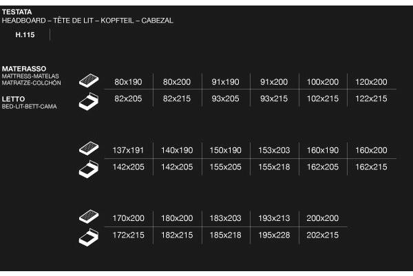 Milano Bedding Съемная тканевая кровать с мягким изголовьем sun-id-1427677 - Вид №3