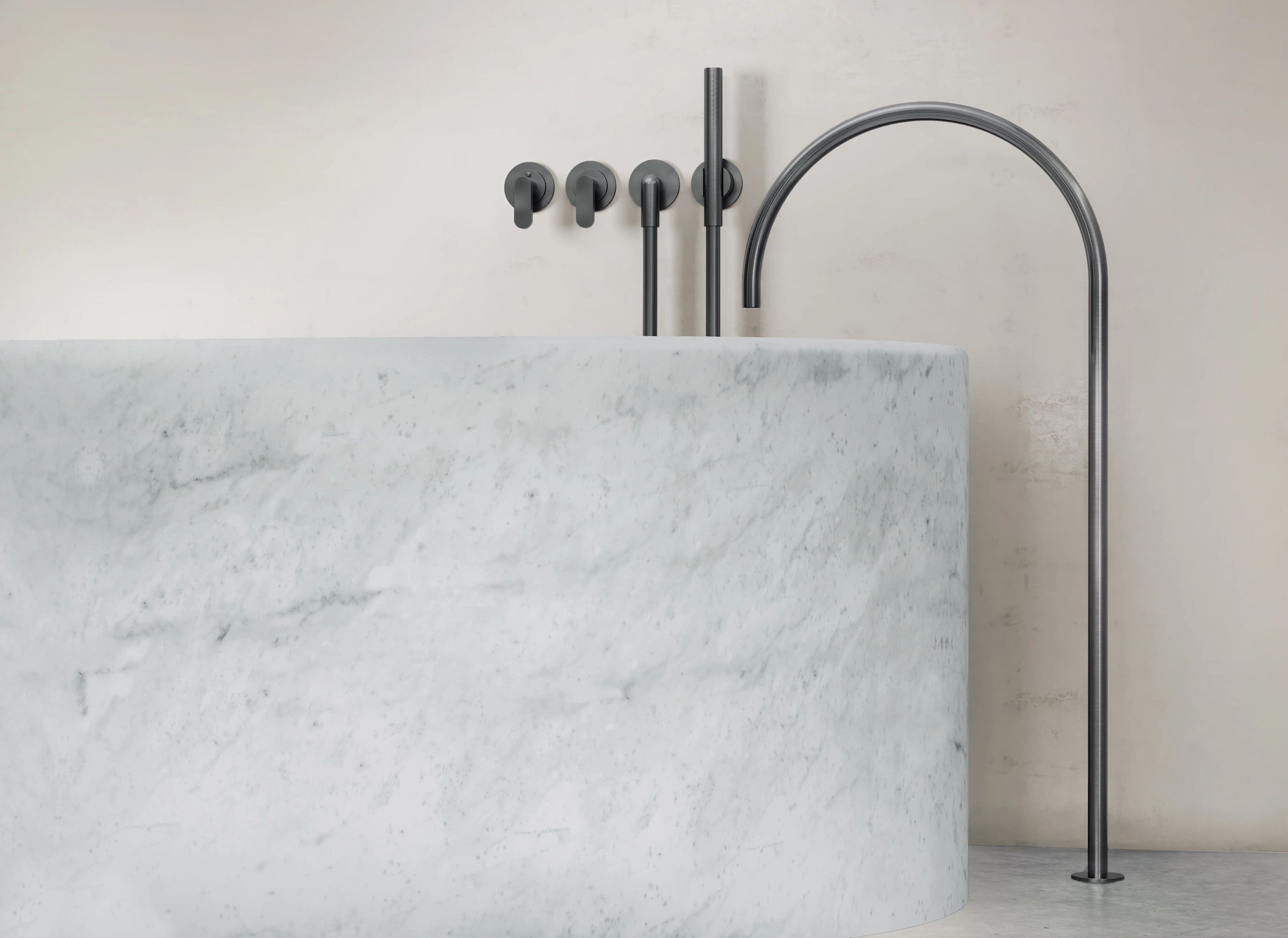 Набор термостатических ванн из нержавеющей стали с ручным душем COCOON John Pawson ARCH-00047302 - Вид №3