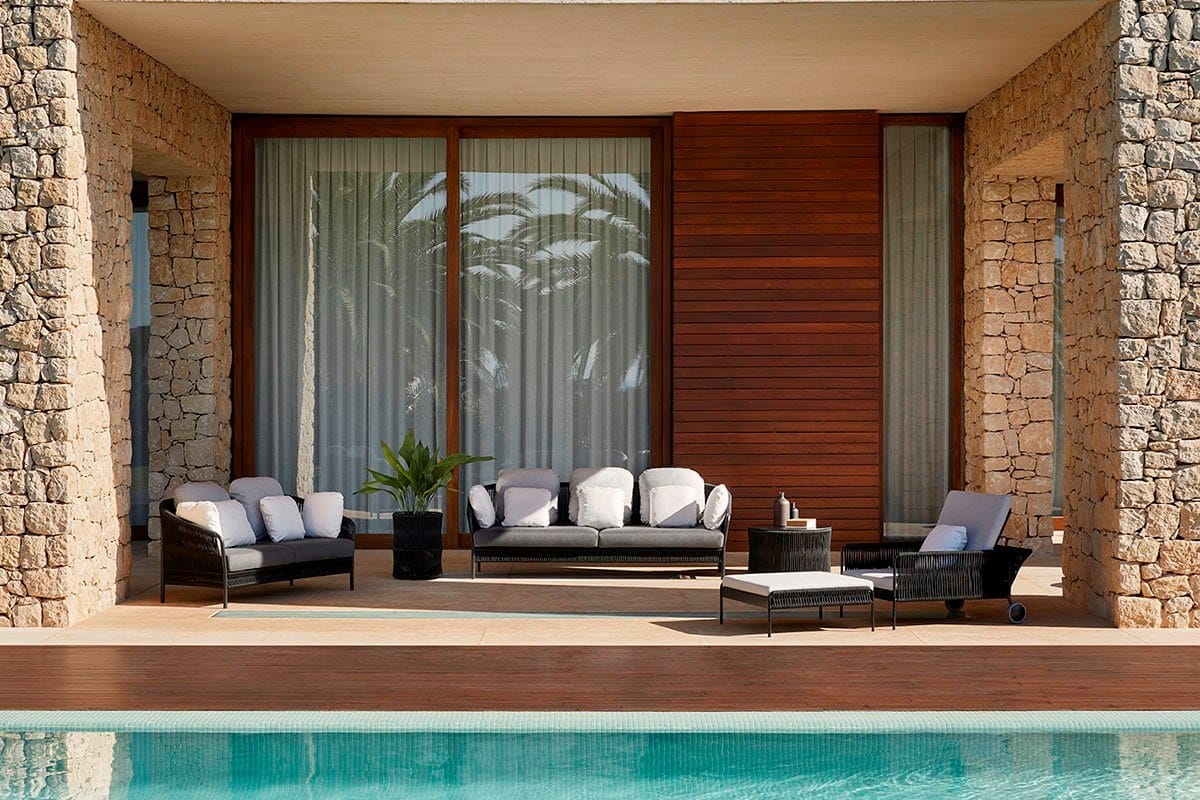 2-местный веревочный садовый диван POINT Плетение ARCH-00098396 - Вид №1