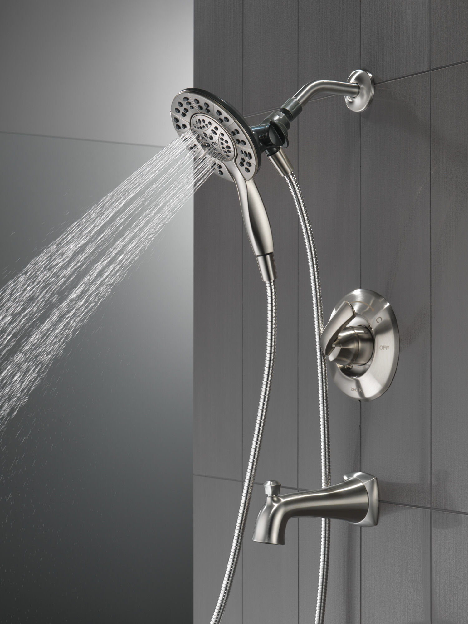 144962-SS-I Ванна и душ Monitor® серии 14 с In2ition® Delta Faucet DELTA Нержавеющая сталь - Вид №8