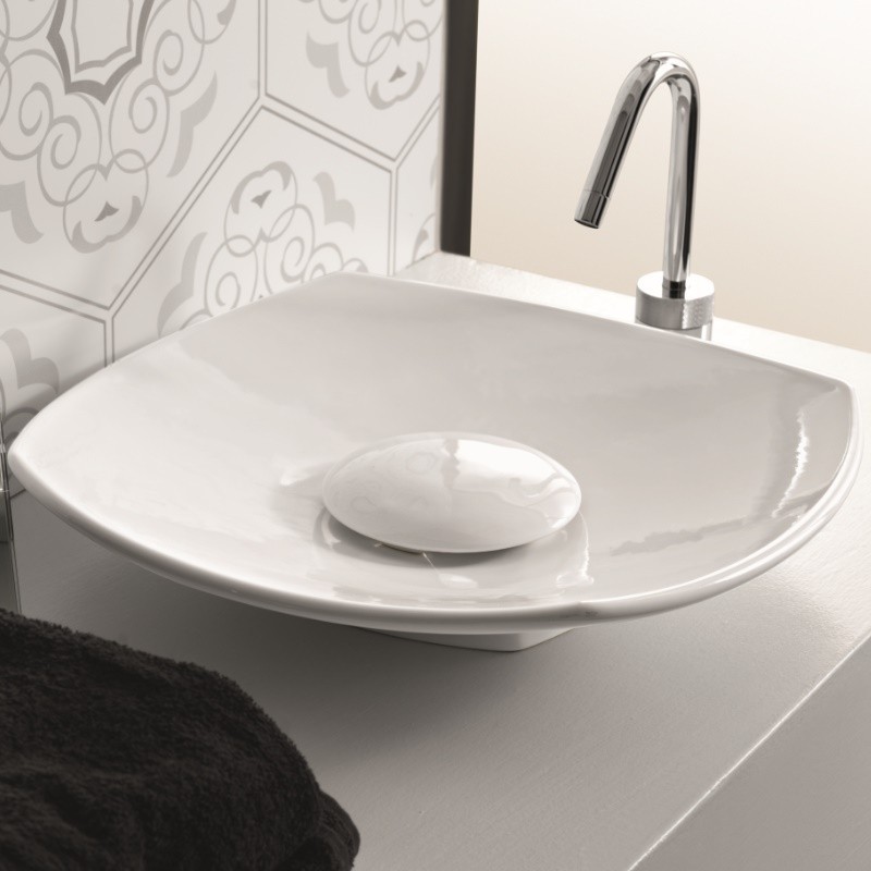 25362 Накладная раковина на столешницу  овальная Ceramica Hidra  - Вид №5