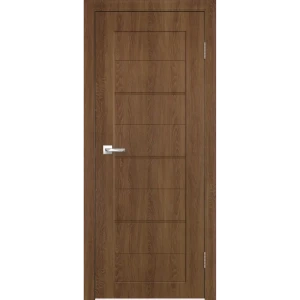 Дверь межкомнатная глухая Тревизо 60x200 см финиш бумага цвет дуб тернер коричневый без замка, без петель