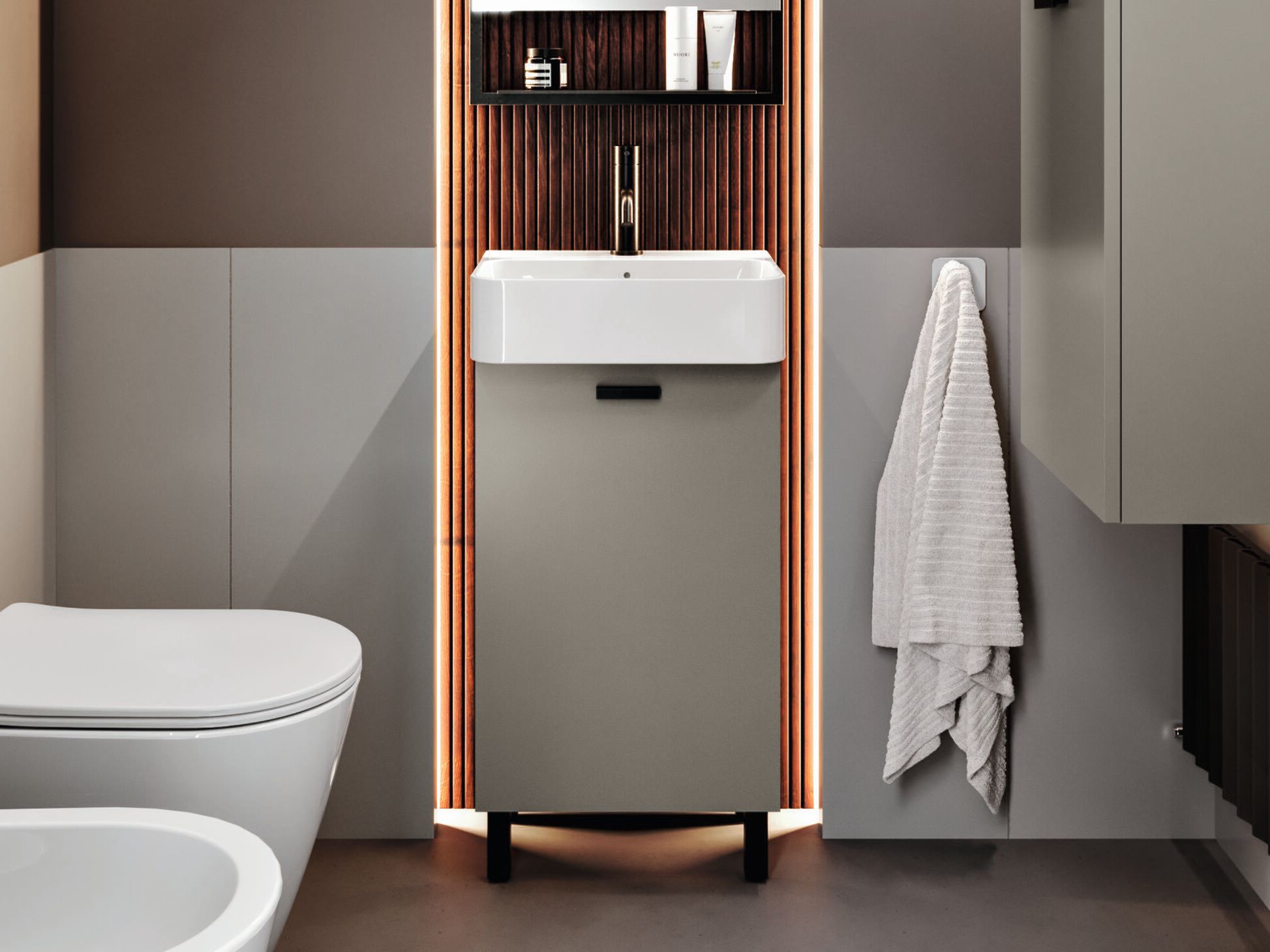 Меламиновая напольная раковина со встроенной раковиной COLAVENE мини-умывальники ARCH-00121989