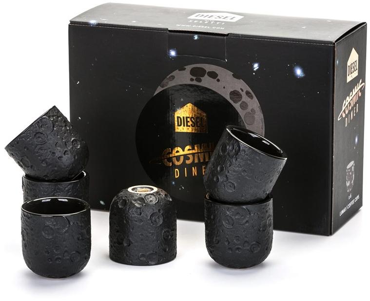 Seletti Набор из 6 кофейных чашек из керамики Cosmic diner sun-id-1380374 - Вид №4