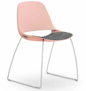 Leyform Санный стул из стали и полипропилена Cosmo 0315w