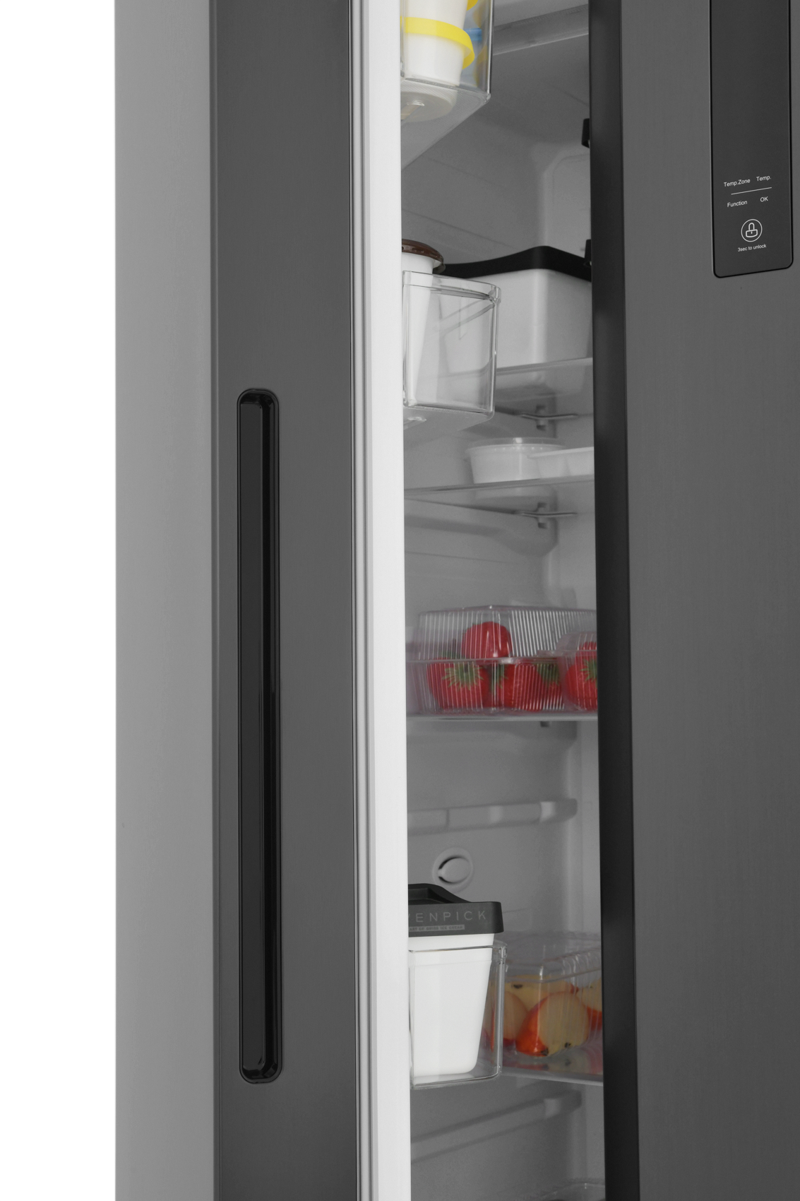 9953099 Холодильник Side by Side   ZUGEL ZRSS630B черный STDN-0027801 - Вид №13