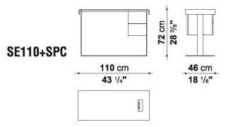 B&B Italia Деревянный стол с ящиками Eileen sun-id-1363869 - Вид №4