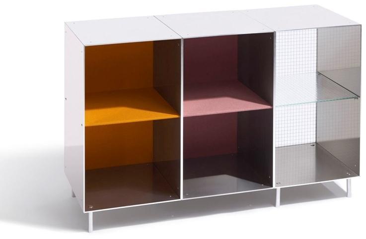 Atelier Belge Модульный открытый книжный шкаф из алюминия Totem sun-id-1478581 - Вид №3