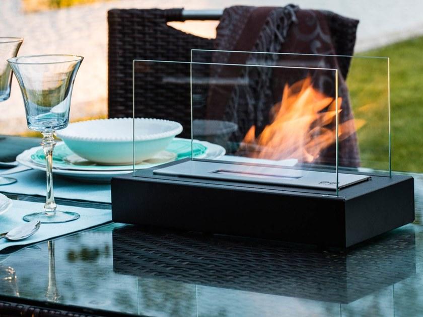Kratki Настольный камин на биоэтаноле из стали и стекла sun-id-1437960 - Вид №2