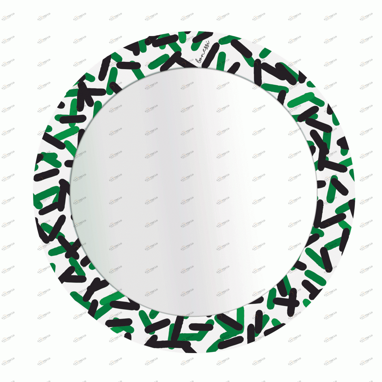 Зеркало круглое с принтом Pills BONESSI PRINT BY BONESSI 081625 Разноцветный 