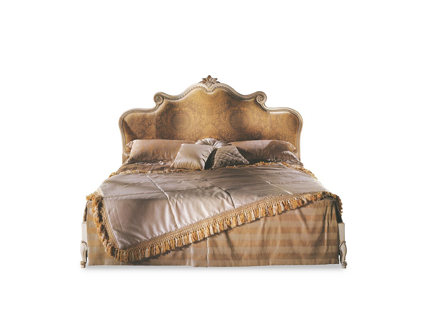 Кровать в стиле Людовика XV с мягким изголовьем ANGELO CAPPELLINI Timeless Italian Style ARCH-00029155